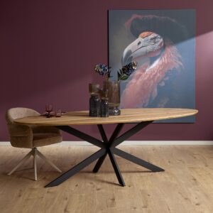 Eiken eettafel Ferris | Ovaal 210 cm | Naturel
