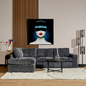 MySofa Teddy | Divan Links + 2,5 zits | Antraciet