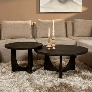 Salontafel Guus | Zwart | 60 cm