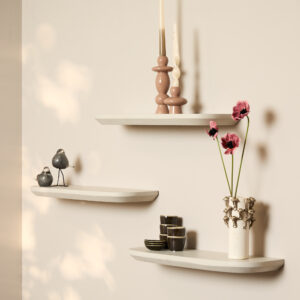 Wandplank Gusta Sand | 60 cm | Set van 3