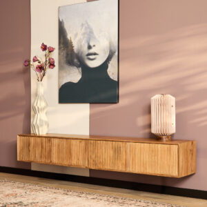 Zwevend tv meubel Madison Natural | 200 cm