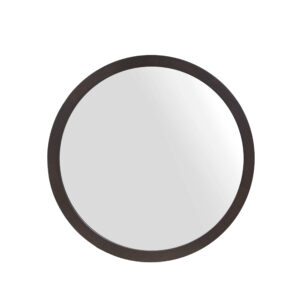 Ronde spiegel Dide Bruin Mangohout 60 cm