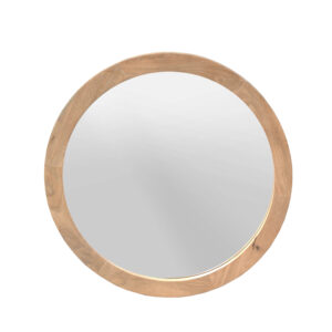 Ronde spiegel Dide Naturel Mangohout 80 cm