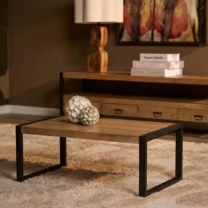 Salontafel Britt  Naturel Mangohout  110 cm